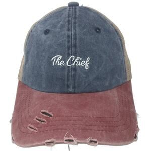 The Chief Slideback Trucker Hat Multi One Size Adjustable Distressed Nissi Caps